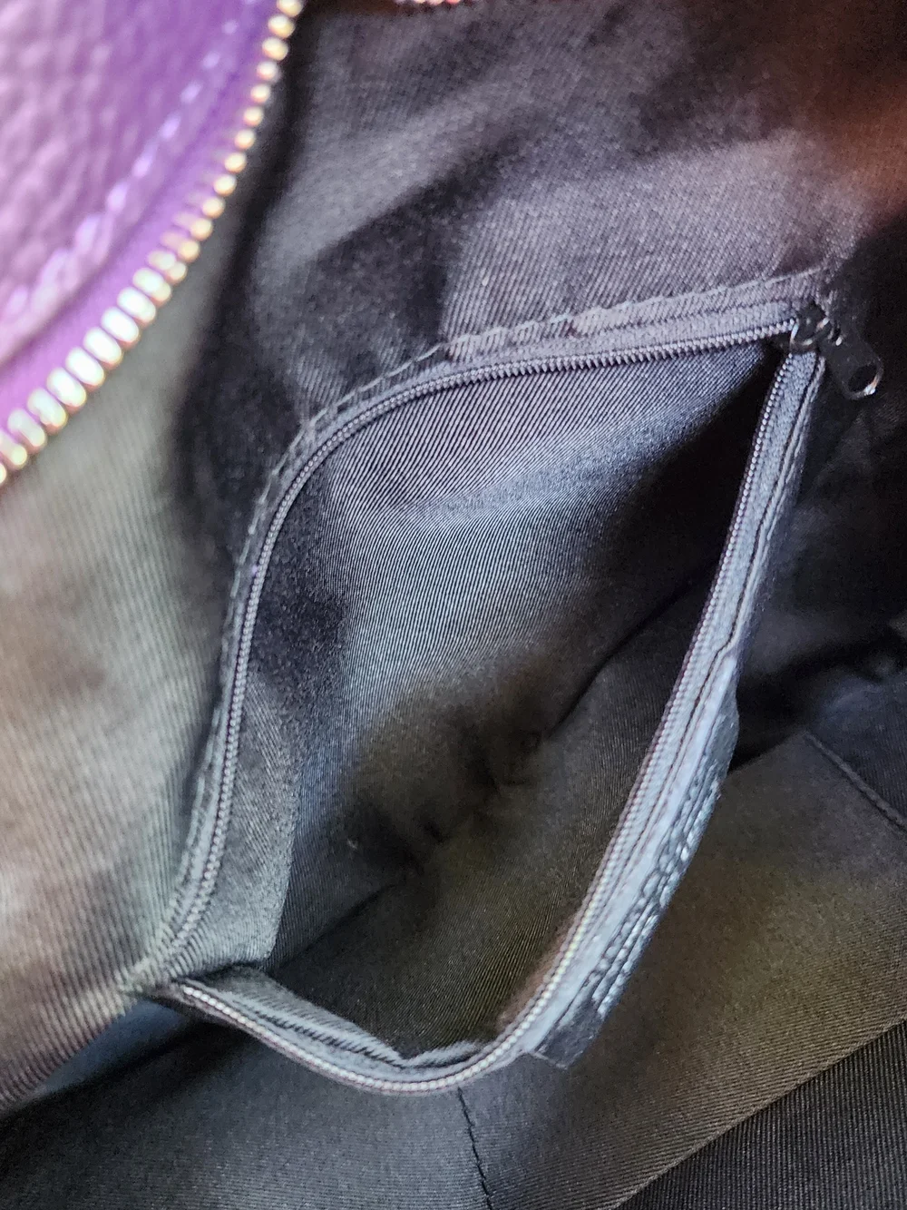 Uno Alla Volta Purple Italian Pebbled Leather Convertible Tote Backpack